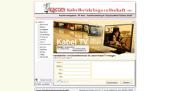 Desktop Screenshot of burgenland-tv.de